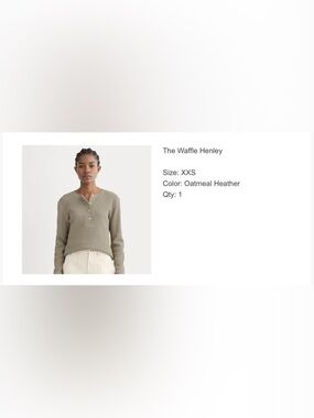 Everlane- The Waffle Henley